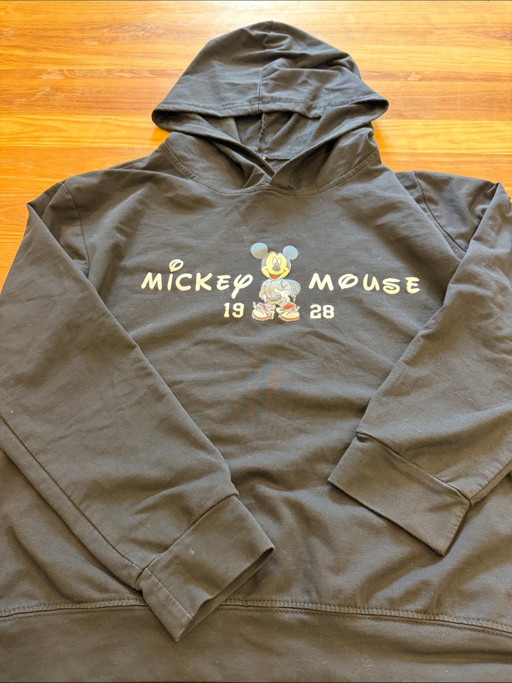Mickey Mouse Black Graphic Hoodie